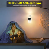 LED Motion-Sensor Night Light Stepless Dimming CorridorBedroom Wall Lamp